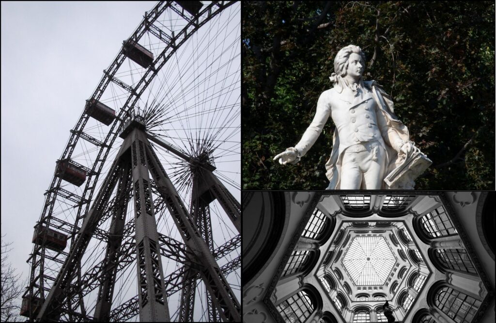 iconic Vienna sights from the movie The Third Man