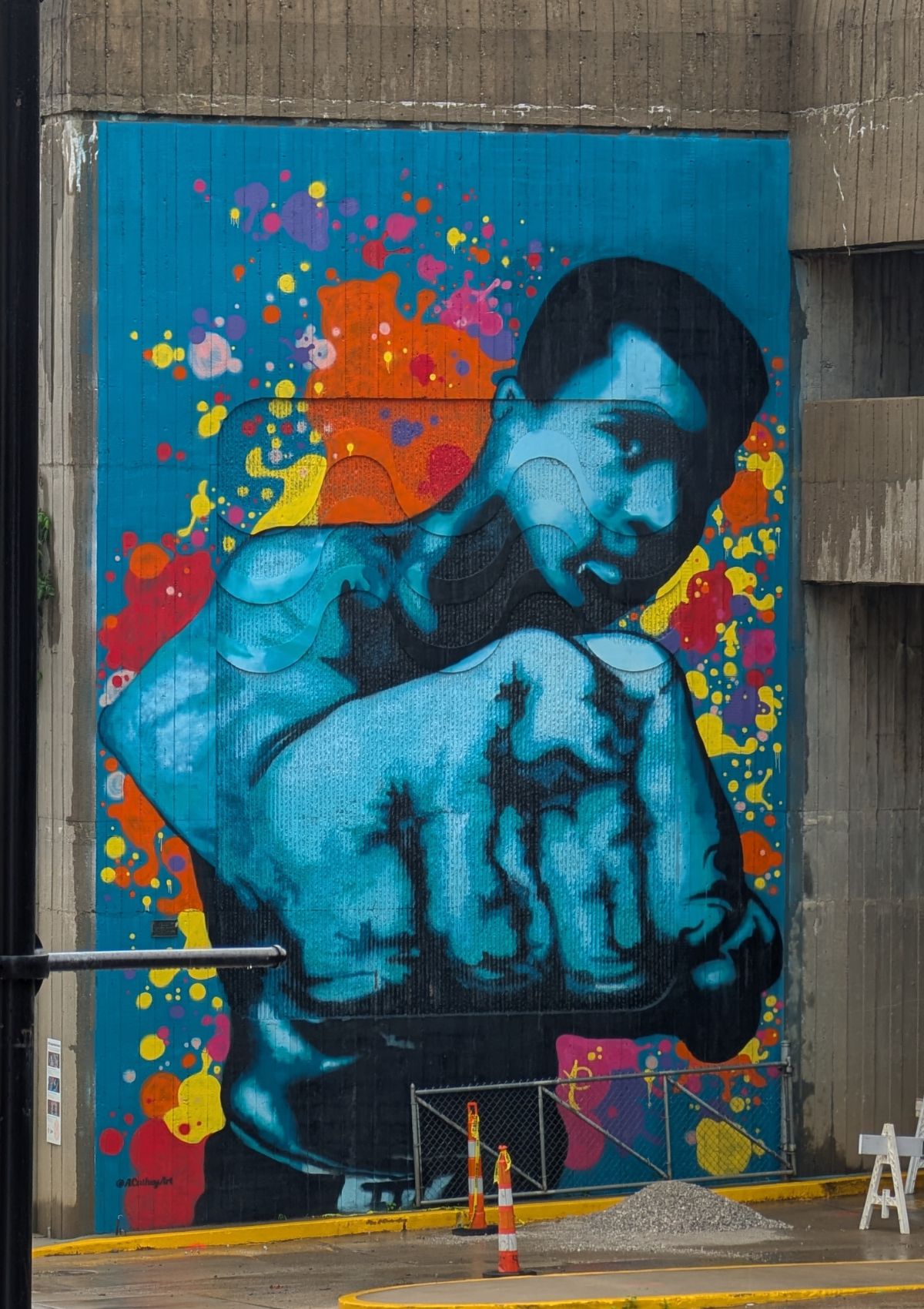 muhammad ali mural louisville